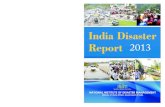 india disaster report 2013 - nidm