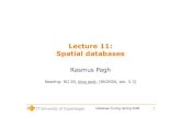 Lecture 11: Spatial databases