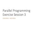 Parallel Programming Exercise Session 3