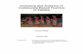 Inventory and Analysis of Community Based Tourism in Zambia