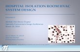 HOSPITAL ISOLATION ROOM HVAC DESIGN SYSTEM