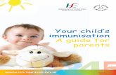 Your child's immunisation A guide for parents
