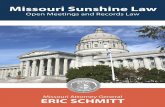 Missouri Sunshine Law