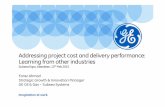 Addressing project cost and delivery performance: Learning from ...