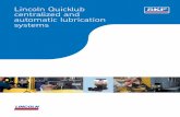 Lincoln Quicklub centralized and automatic lubrication systems