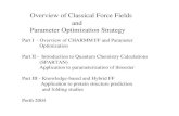 Overview of Classical Force Fields and Parameter Optimization ...