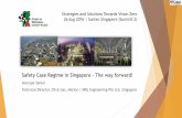 Safety Case Regime in Singapore
