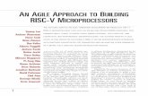 An agile approach to building RISC-V microprocessors