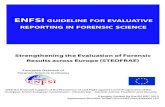 ENFSI Guide to Evaluation and Reporting