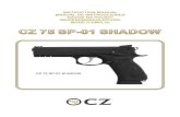 Instruction manual CZ 75 SP-01 Shadow