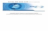 TR 103 124 - V1.1.1 - Satellite Earth Stations and Systems (SES ...