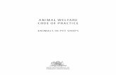Animal Welfare Code of Practice - Animals in Pet Shops - PDF