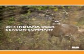 2014 Indiana Deer Season Summary
