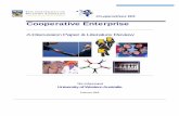Co-operative enterprise: a discussion paper and literature review