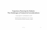 Trajectory Planning for Robots: The Challenges of Industrial ...