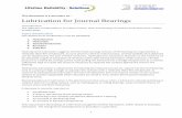 Summary of Lubrication in Journal Bearings