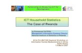 ICT Household Statistics The Case of Rwanda