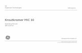 MIC 10 Operating Manual
