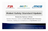 Robot Safety Standard Update