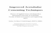 Improved Acetabular Cementing Techniques