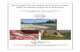 2013 Aquatic Surveys and Re-Assessment of Sites within the Middle ...