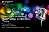 Sales Force Enablement Best Practices and Emerging Trends