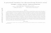 A proximal iteration for deconvolving Poisson noisy images using ...