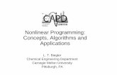 Nonlinear Programming: Concepts, Algorithms and Applications