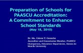 Preparation of Schools for PAASCU Accreditation: A Commitment to ...