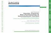 3rd Annual Sachs Cancer Bio Partnering & Investment Forum ...