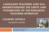LANGUAGE TEACHING AND SLA: UNDERSTANDING THE LIMITS ...
