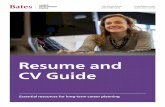 Resume and CV Guide