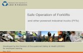 Safe Operation Of Forklifts - Training - Wa
