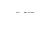 ECE 111 Lab Manual