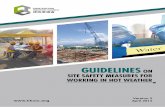 Guidelines on Site Safety Measures for Working in Hot Weather