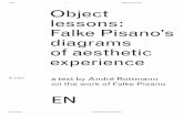 Object lessons: Falke Pisano's diagrams of aesthetic experience EN