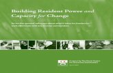 Building Resident Power and Capacity for Change
