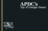 Top 10 Design Tenets