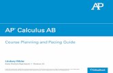 AP Calculus AB Course Planning and Pacing Guide: Bibler
