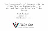 The Fundamentals of Stereoscopic 3D Display Technologies for ...