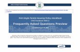 (HUD Handbook 4000.1) Frequently Asked Questions Preview