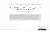 To Kill a Mockingbird Teaching resource sheets