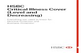 HSBC Critical Illness Cover (Level and Decreasing)