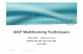 BGP Multihoming Techniques