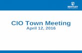CIO Town Meeting - April 2016