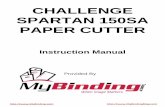 Challenge Spartan 150SA Manual