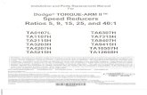 Speed Reducers Ratios 5, 9, 15, 25, and 40:1