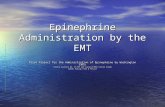 Epinephrine Administration by the EMT - ncecc.net