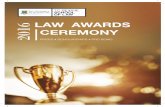Law Awards Ceremony Program