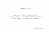 Advanced Gas Turbine Cycles: Thermodynamic Study on the ...